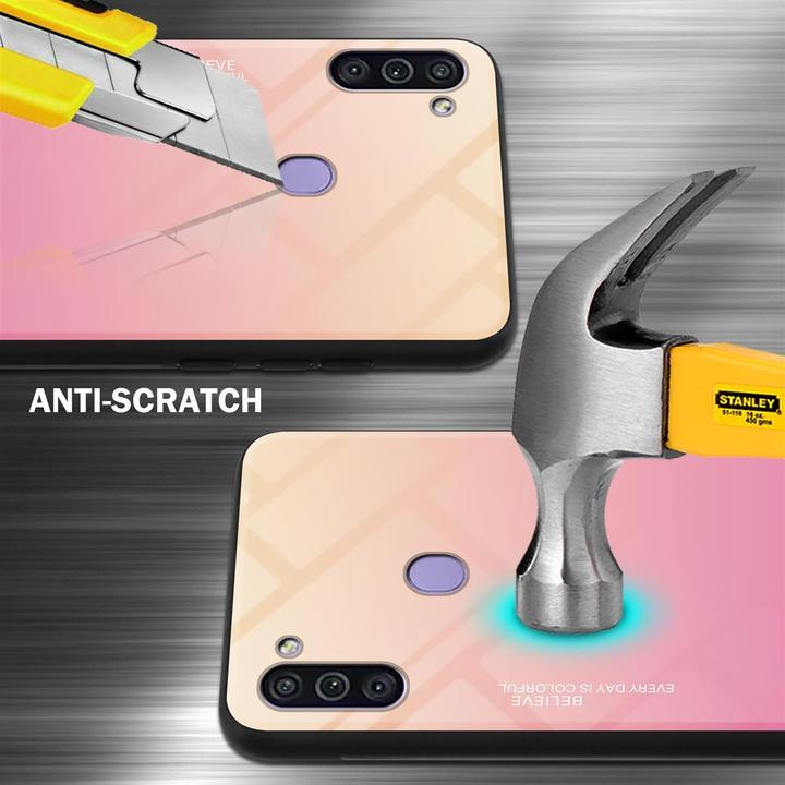 Produktbild Cadorabo TPU 2 Farben Glas Cover (Samsung Galaxy M11, Samsung Galaxy A11)