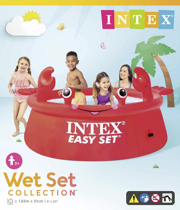 Productafbeelding Intex 1,83M X 51CM HAPPY CRAB EASY SET ZWEMBAD