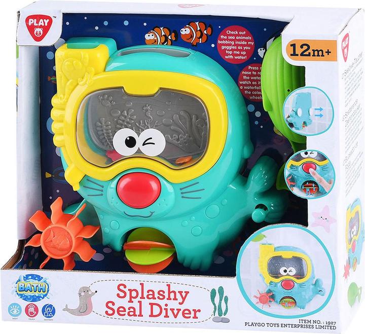 Produktbild Play Badespielzeug mit spritzender Robbe und Tauchermaske