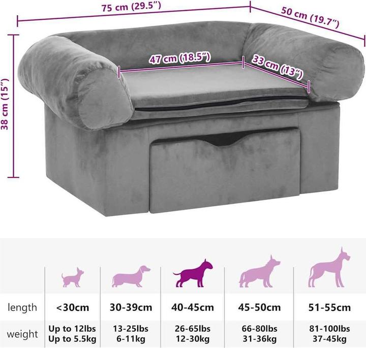 Immagine prodotto vidaXL Hundesofa (Cane)