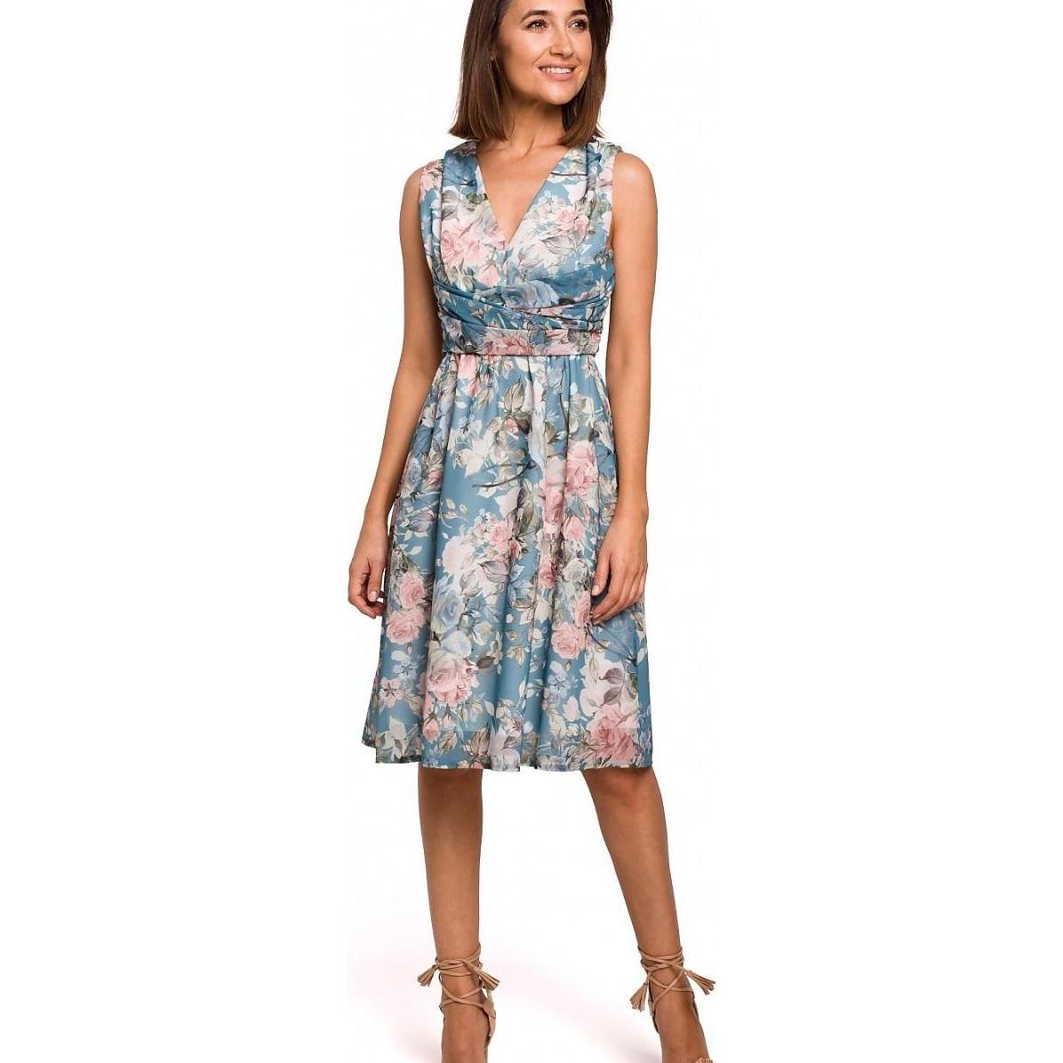 Stylove, Kleider, Alltagskleid, Blau, (L)