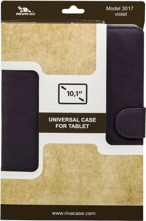 Actual product image Rivacase 3017 violet tablet case 10.1 (Galaxy Note 10.1, Acer Iconia Tab 10.1, Asus Transformer Pad, Lenovo IdeaTab 10.1)