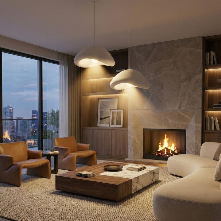 Image du produit Opviq Luna Lyra Three Socket Chandelier (E27)