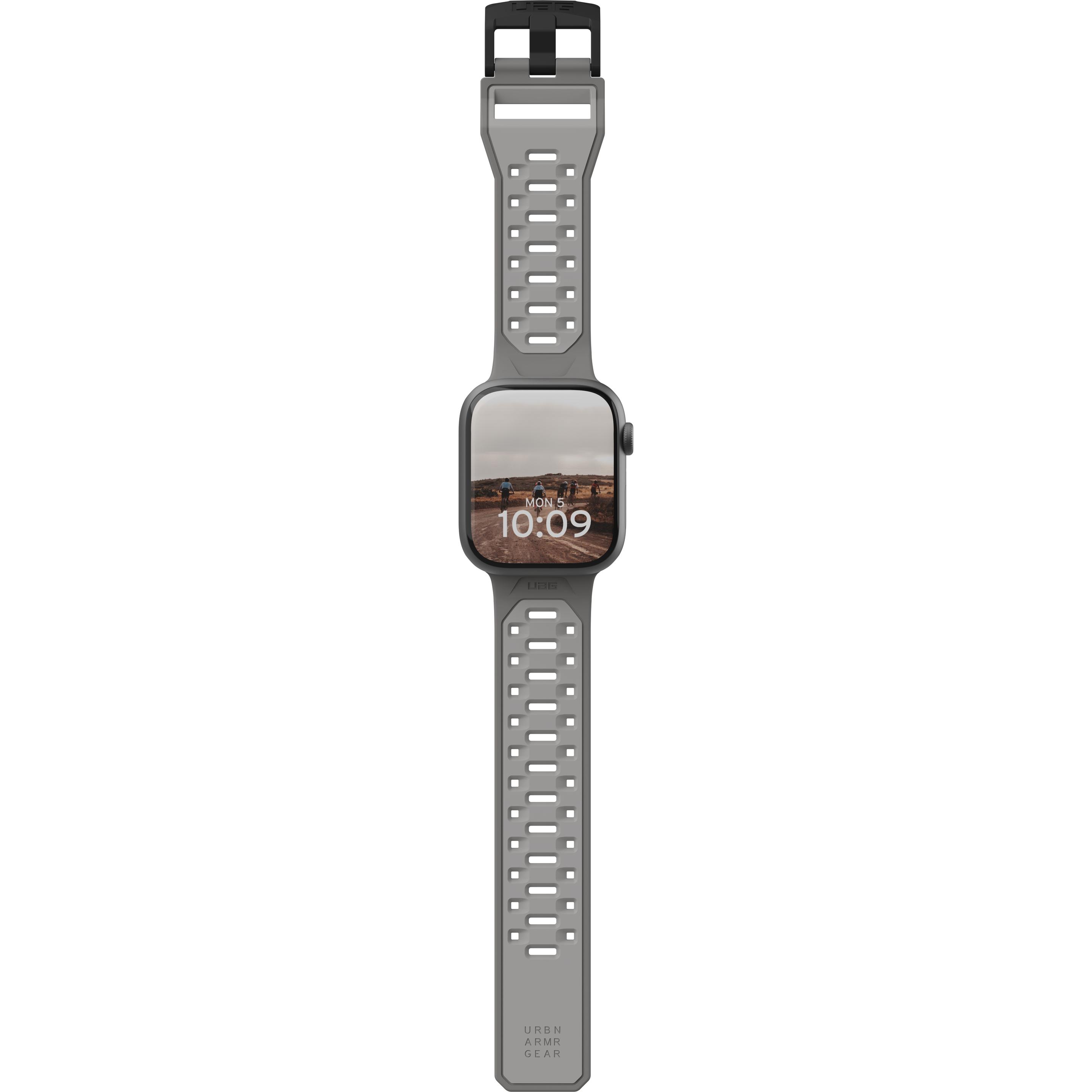 UAG Cinturino civile - Apple Watch Ultra/42/44/45mm- titanio- (Silicone), Cinturini per orologi, Grigio