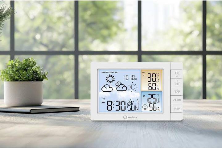 Produktbild Renkforce Digitale-Wetterstation Weiss RF-4883634