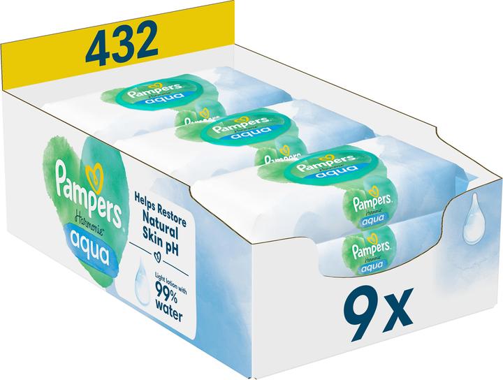 Produktbild Pampers Harmonie Aqua (432 Stück)