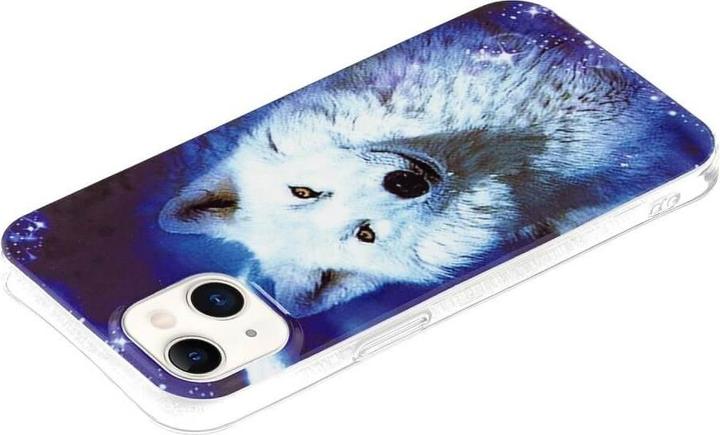 Actual product image Cover-Discount iPhone 15 - Noctilucent silicone cover Wolf (Apple iPhone 15)