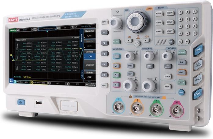 Actual product image Uni-T MSO2202-S Oscilloscope 200MHz, 2GSa/s