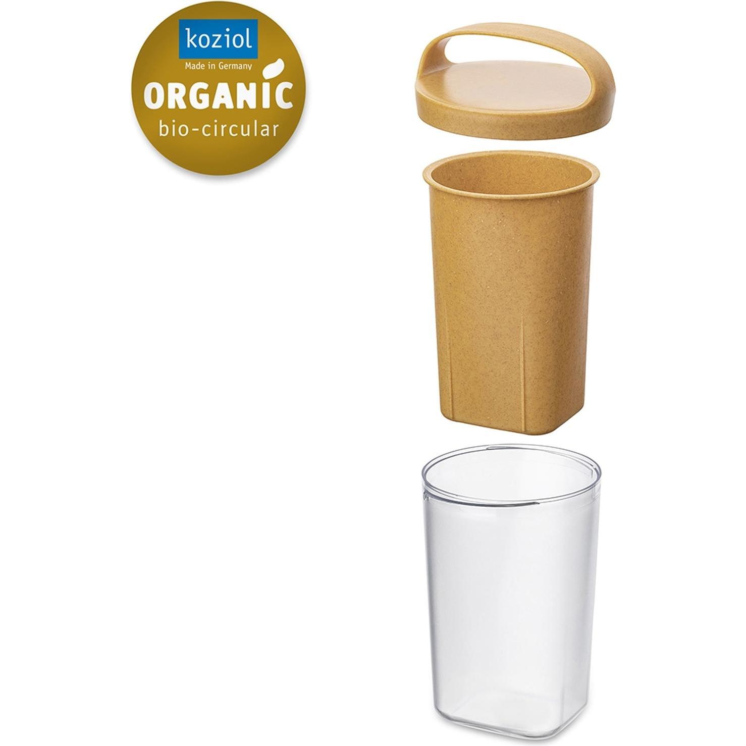 Thumbnail - Koziol Snackpot mit tiefem Einsatz und Deckel 550 ml BUDDY ISO, Lunchbox, Beige