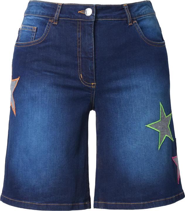 Immagine prodotto Angel of Style Shorts di jeans con stelle colorate e cinque tasche (50)