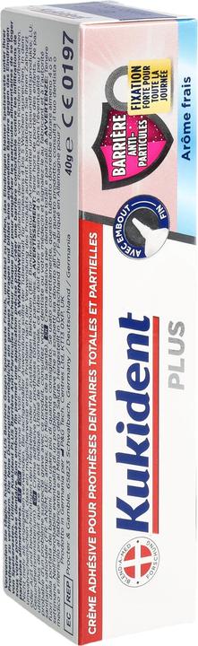 Produktbild Kukident Plus Barriere gegen Speisereste-Frischer Geschmack 40G Haftcreme