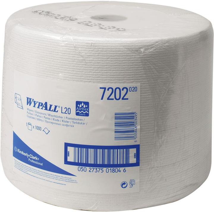 Wypall Wipe L-10 EXTRA + large roll, made of Airflex material, 1000 cloths, 1-ply (1x)