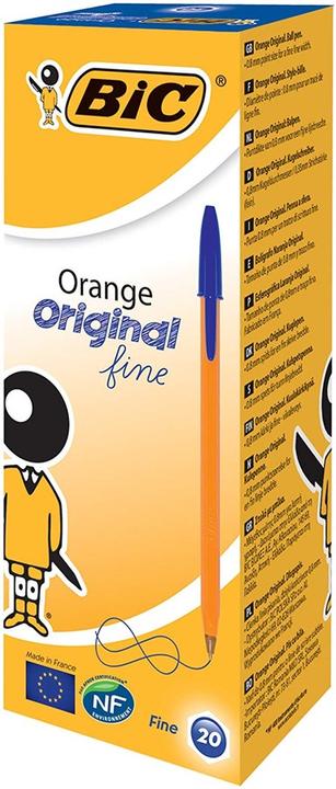 Produktbild Bic Kugelschreiber Orange, Strichfarbe: blau (1x)