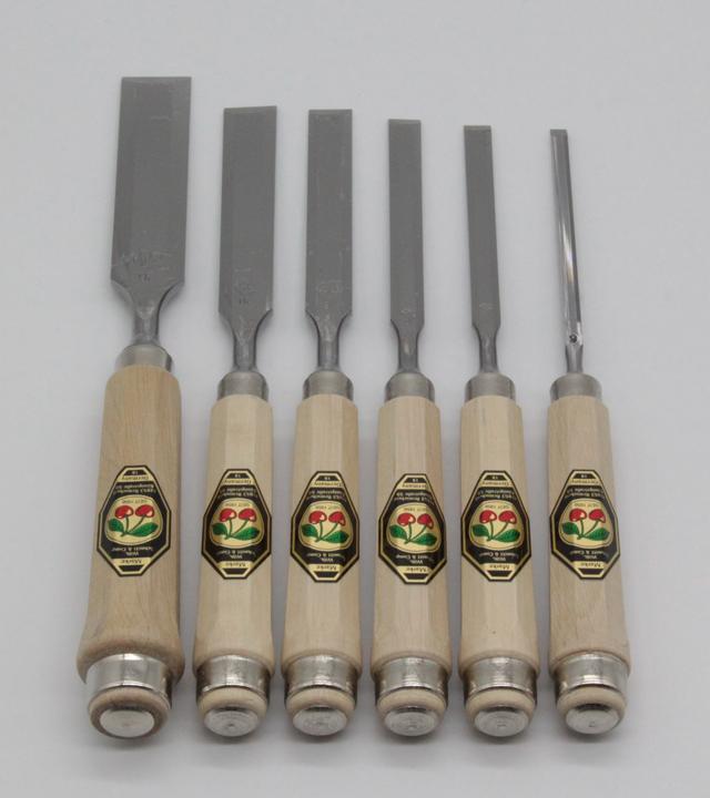 Actual product image Kirschen Chisel set 1112 PT 6 pcs. in plastic bag