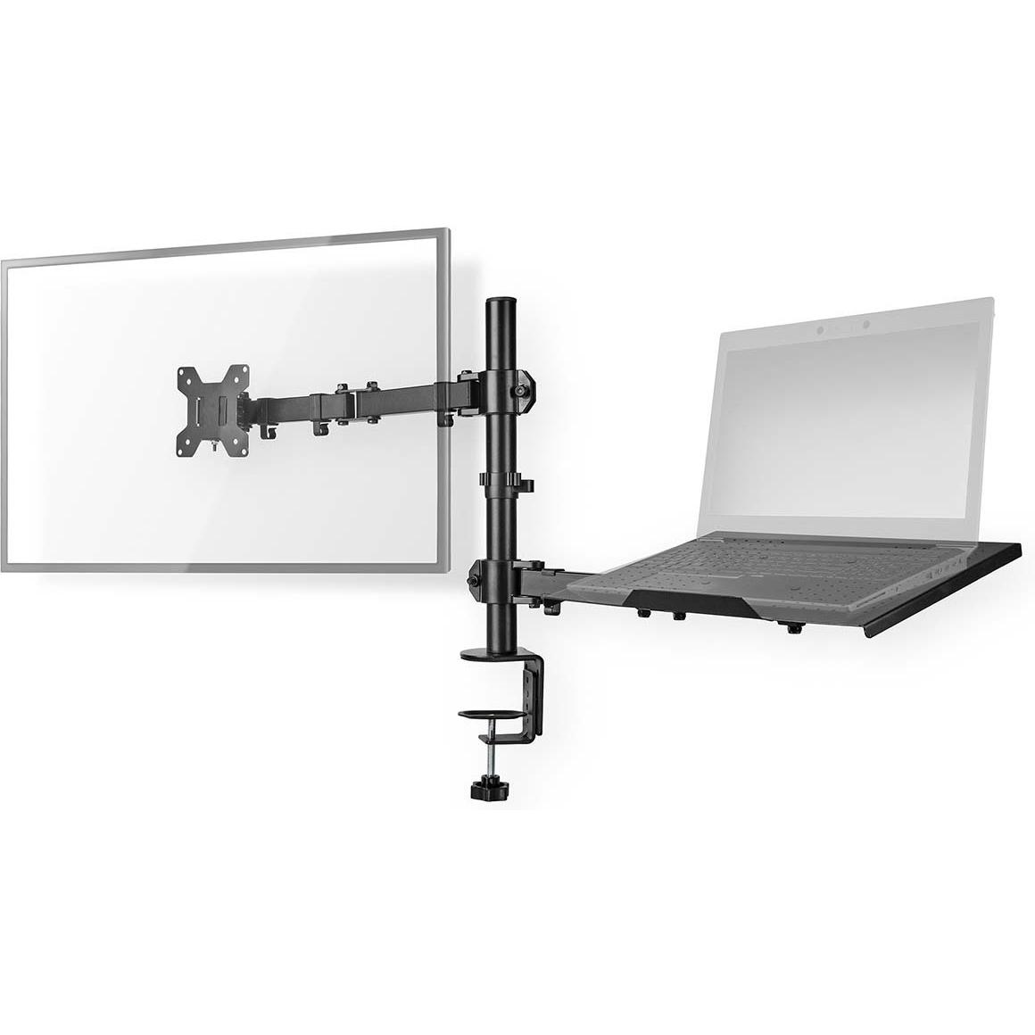 Nedis Schreibtisch Monitorhalterung Notebook 1 Bildschirm(e) 15 - 32 " 75x75 / 100x100 Int (Tisch, 32"), Monitor Halteru...