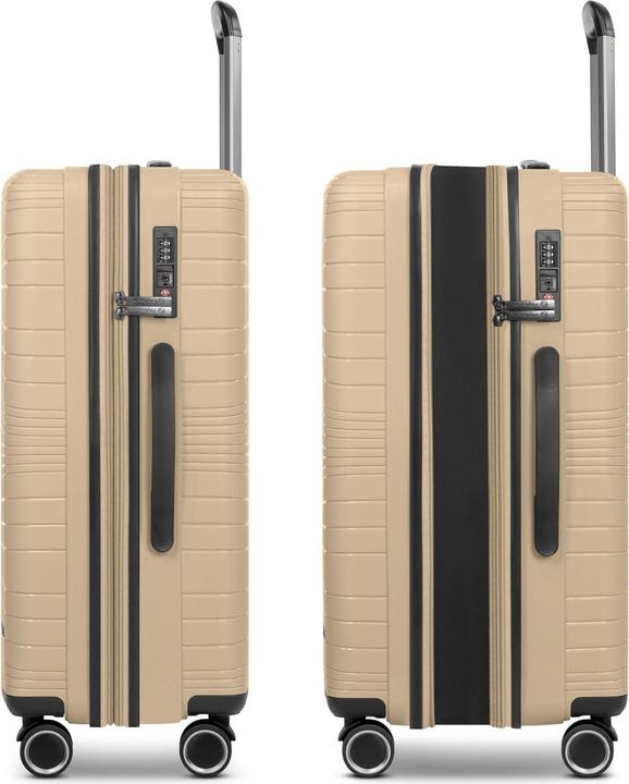 Actual product image Franky Dallas 3.0 4-wheel trolley M 65 cm with stretch fold (74 l, M (50 - 90l))