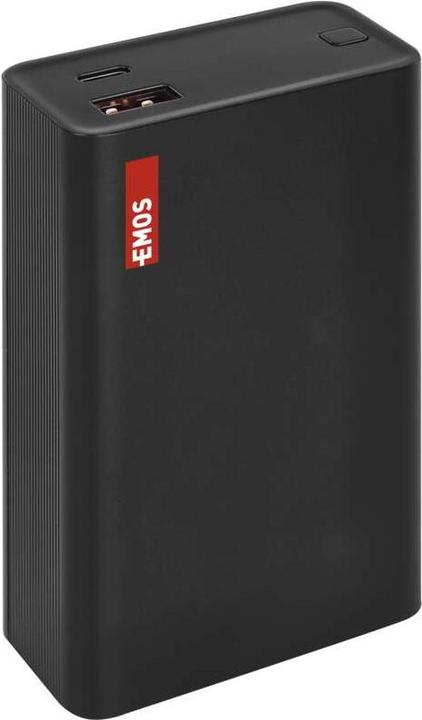 Emos Powerbank NTBF20, 20 000 mAh, 65 W PD, schwarz (20000 mAh, 65 W, 74 Wh)