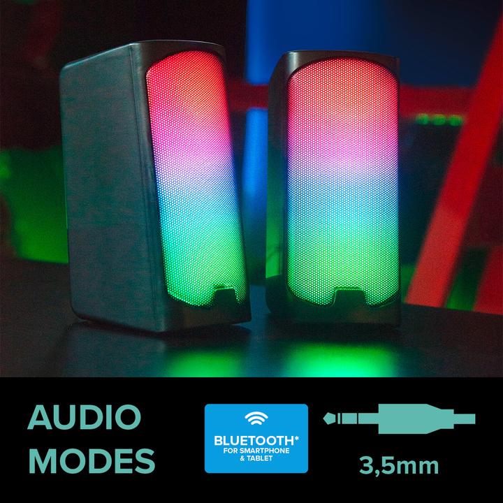 Image du produit Speedlink Enceinte stéréo de jeu TONOS RGB, noir