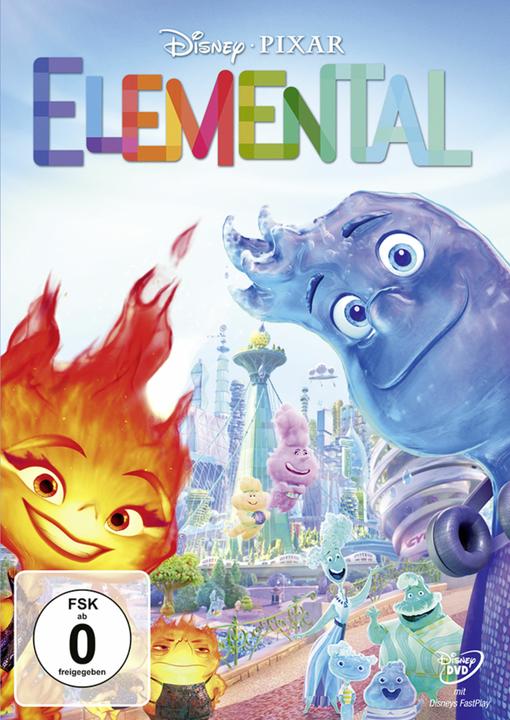 Image du produit Pixar Élémentaire (DVD, 2023, Allemand, Tchèque, Polonais, Anglais)