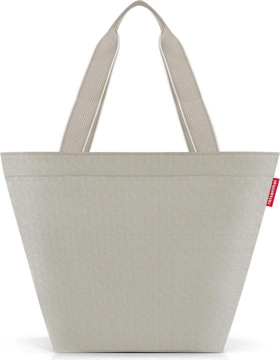 Actual product image reisenthel shopper M herringbone sand