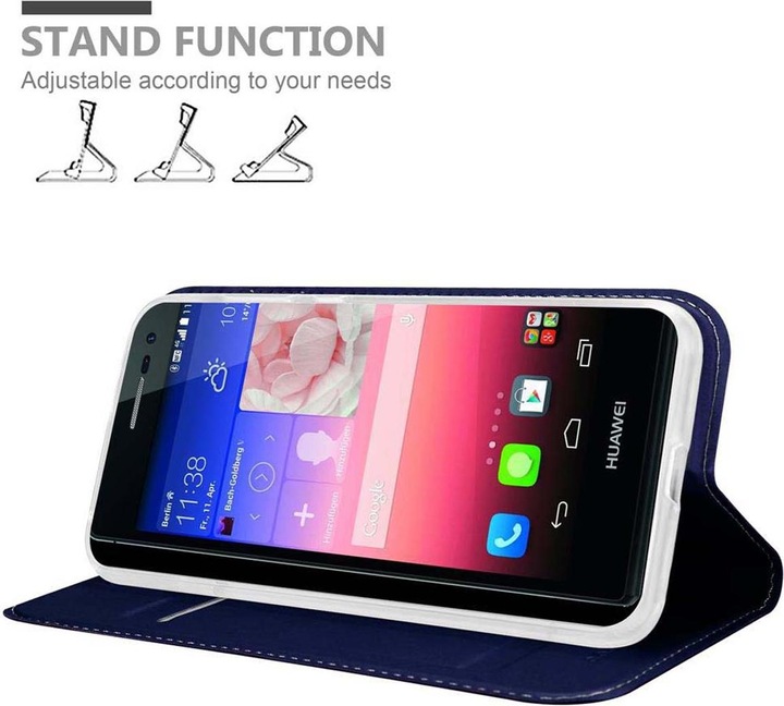 Actual product image Cadorabo Book Classy Style Cover (Huawei Ascend P7)