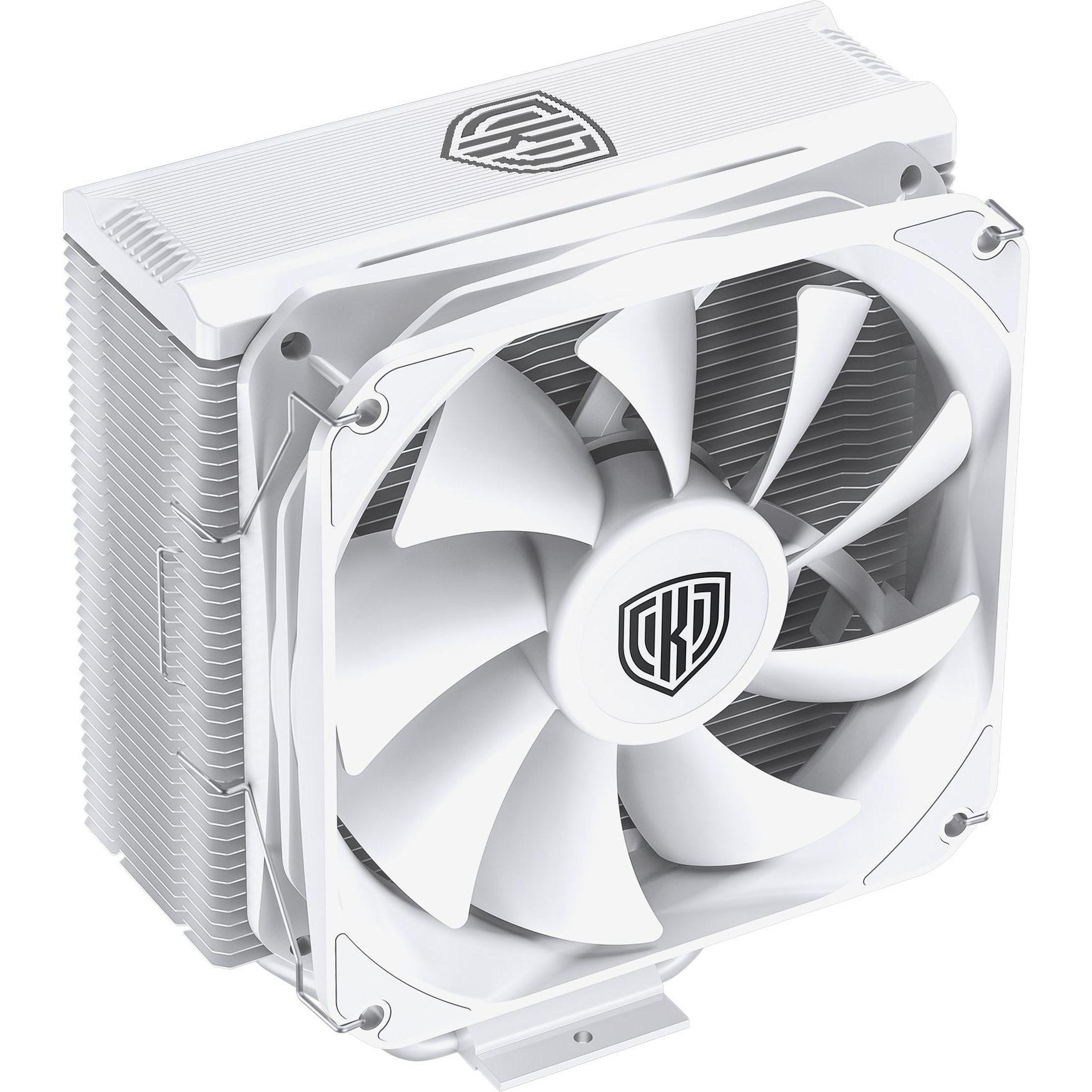 Kolink Umbra EX180 White Edition CPU Cooler - 120 mm (157 mm), CPU Kühler, Weiss