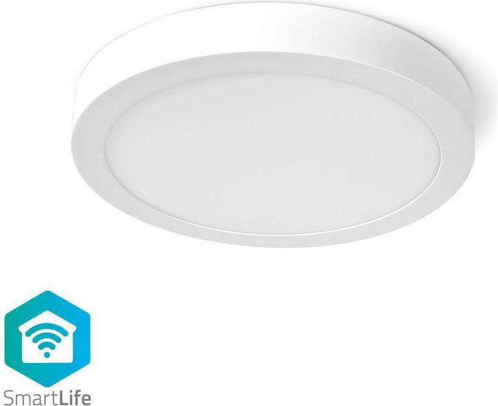 Image du produit Nedis SmartLife Plafonnier | Wi-Fi | Blanc froid / Blanc chaud | Rond | Diamètre : 300 mm | 1200 lm (1200 lm)