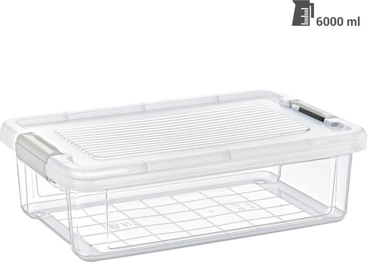 Actual product image Storage Solutions Vorratsbox, 6 l, transparent (6 l)