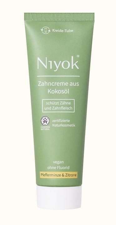 Image du produit Niyok Dentifrice à l'huile de noix de coco, menthe et citron 75 ml (75 ml)