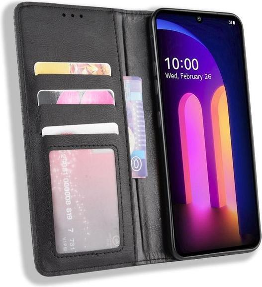 Produktbild MU Classic Retro Leder Bookcover Series (LG V60 ThinQ 5G)