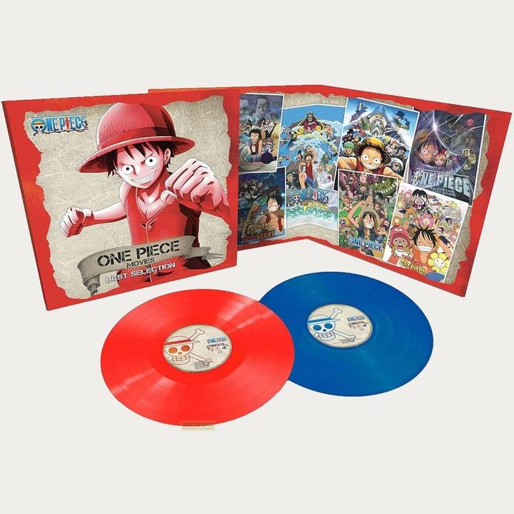 Microids One Piece Movies Best Selection - Limited Edition Red + Blue Vinyl (Vinyl LP)