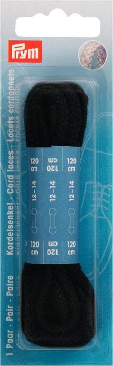 Actual product image Prym Cord cord, black 5 mm x 120 cm, card 1 pair