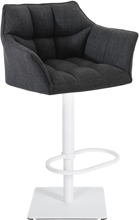 Actual product image CLP Barstool Damaso W Fabric, dark grey