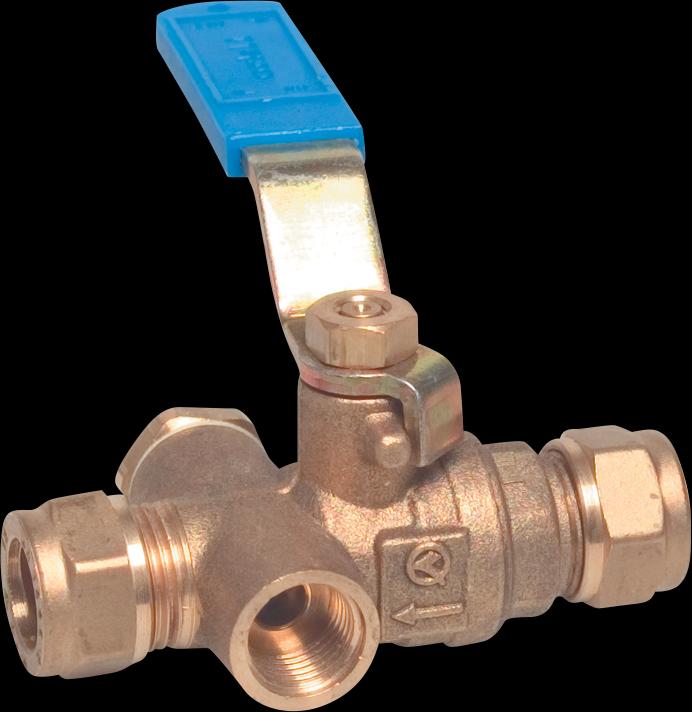 Immagine prodotto Bonfix Absperrhahn Messing 22 mm Klemm 10bar KIWA