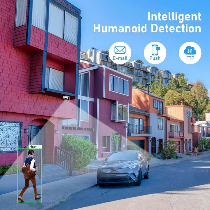 Image du produit YoLuKe Caméra IP WiFi 5MP HD Caméra de surveillance (2560 x 1920 pixels)