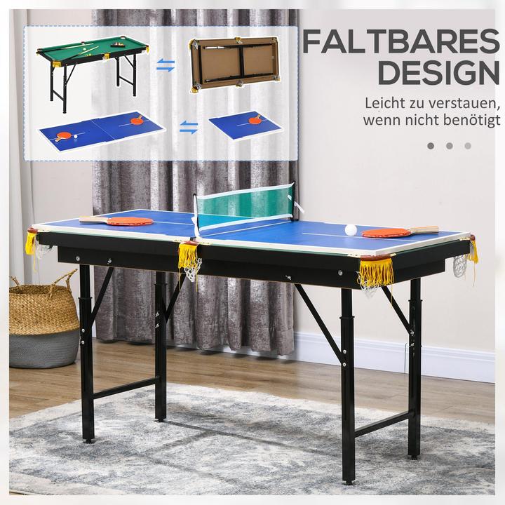 Image du produit Jamb Table de jeu multi-jeux 2en1 Ping-pong & billard