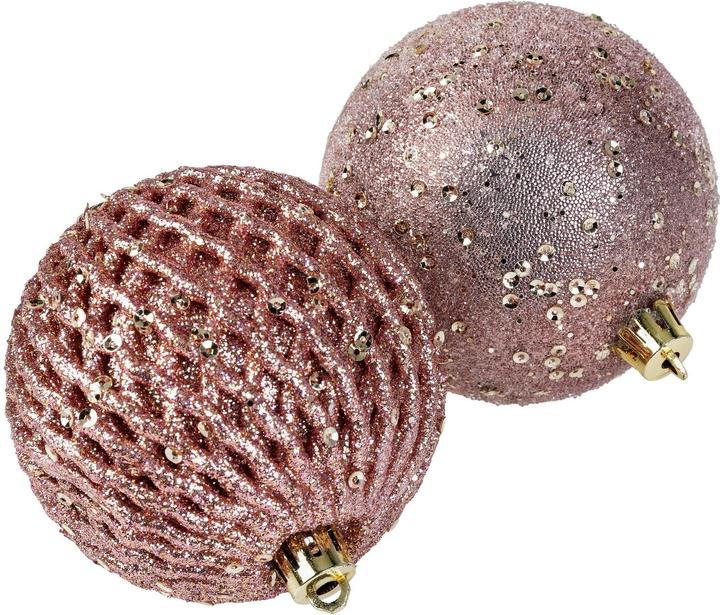 Actual product image Cocon Weihnachtskugel 12 Stück, Rosa (12x)