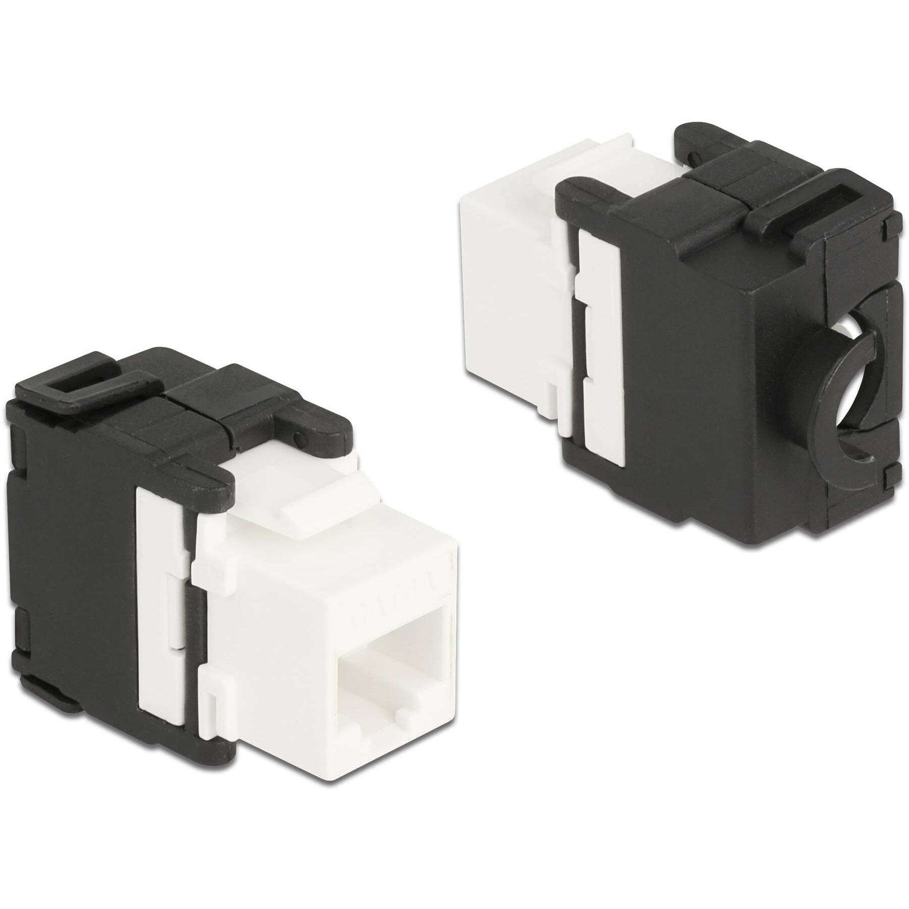 Thumbnail - Delock Keystone Modul RJ45 Buchse zu LSA Cat.6A 180° werkzeugfrei (Keystone Modul), Netzwerk Zubehör