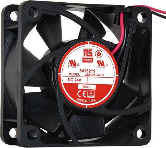 Image du produit Rs Pro VENTILATEUR 60X60X25MM 23M3 24 (60 mm)