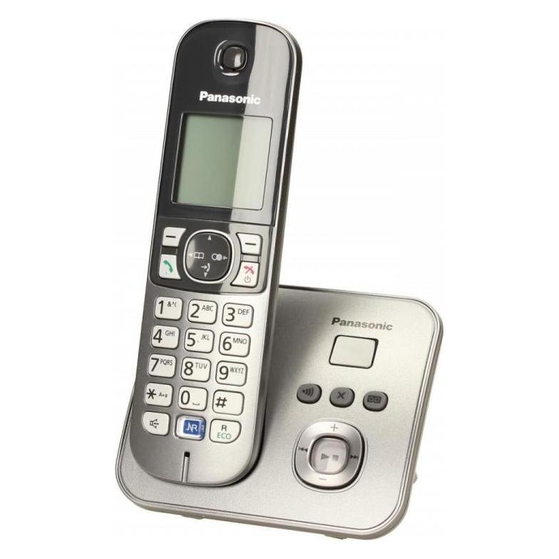 Panasonic KX-TG6821 DECT/Pilka, Telefon, Grau