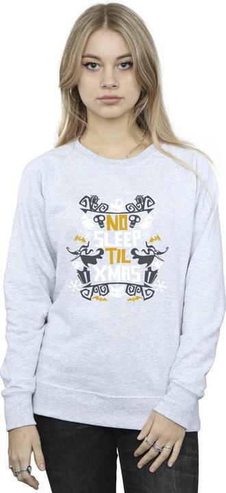 Actual product image Dick Smith Womens/Ladies No Sleep Till Christmas Sweatshirt (XXL)