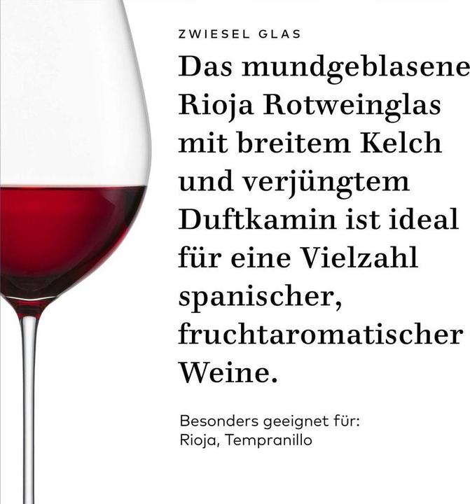 Produktbild Zwiesel Riojaglas Enoteca 1 (68.90 cl, 2 Gläser)