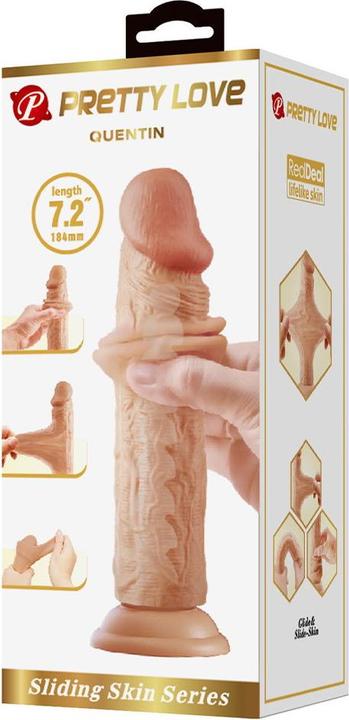 Produktbild Pretty Love Quentin Realistischer Dildo 18 cm Fleisch