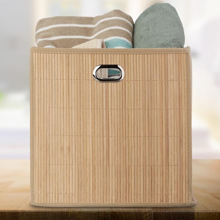 Produktbild Relaxdays Aufbewahrungskorb (1 x, 31 x 31 x 31 cm)