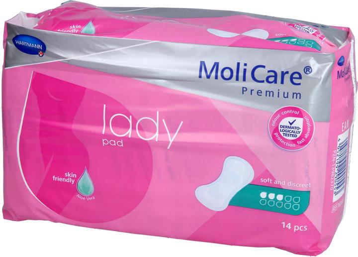 Produktbild MoliCare Lady Pad 3 Inkontinenz Einlage (14 x, M)