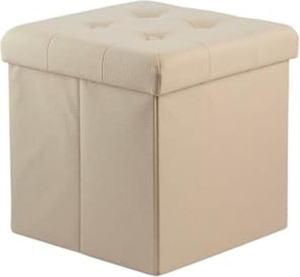 Avilia Elegante voetenbank mit Stauraum, platzsparend und vielseitig für Entspannung (40 cm)