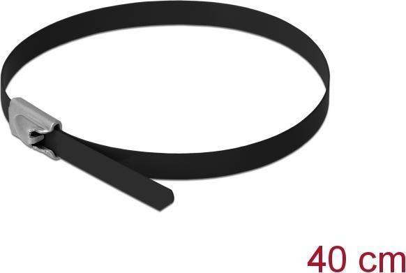 Produktbild Delock Edelstahlkabelbinder 400x4,6 10 Stk. (Metallkabelbinder, 400 mm, 10 Stk.)
