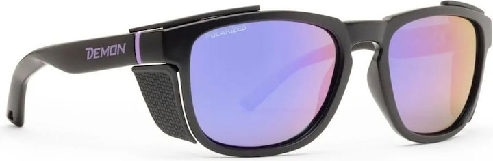 Image du produit Demon XliteJ Lunettes de glacier (noir mat-pourpre miroir, noir mat-pourpre miroir)