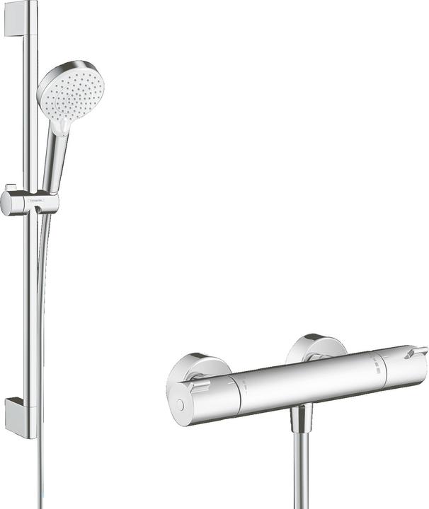 Image du produit hansgrohe HG Br.set CROMETTA ECOSTAT 1001 CL COMBI Barre de douche 650mm blanc/chrome