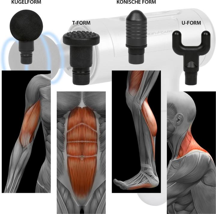 Produktbild Profi-Care elektrische Massagepistole (3 Stufen)